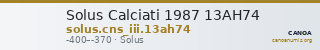 Solus Calciati 1987 13AH74 — CANOA