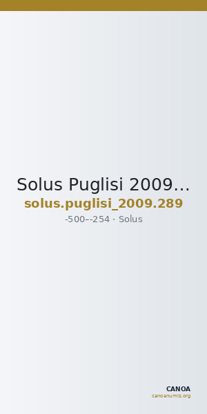 Solus Puglisi 2009 289 — CANOA