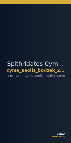 Spithridates Cyme Bodzek 2011 pl. 4.4 — CANOA