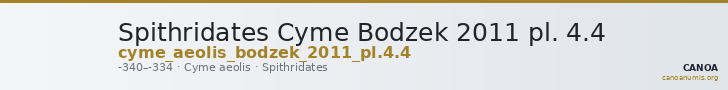 Spithridates Cyme Bodzek 2011 pl. 4.4 — CANOA