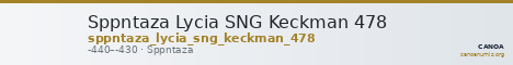 Sppntaza Lycia SNG Keckman 478 — CANOA