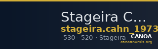 Stageira Cahn 1973 Period I — CANOA