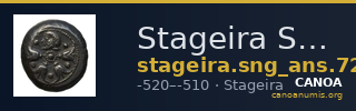 Stageira SNG ANS Macedonia 729-32 — CANOA