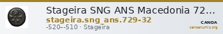 Stageira SNG ANS Macedonia 729-32 — CANOA