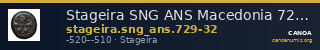 Stageira SNG ANS Macedonia 729-32 — CANOA