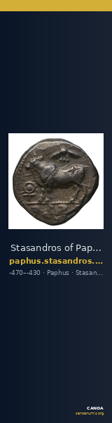 Stasandros of Paphos Paphos BMC Paphus 17-38 — CANOA