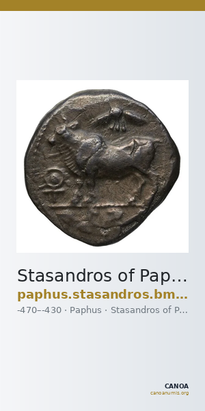 Stasandros of Paphos Paphos BMC Paphus 17-38 — CANOA