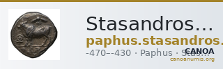 Stasandros of Paphos Paphos BMC Paphus 17-38 — CANOA