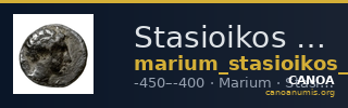 Stasioikos I of Marium Marium BMC Marium 1-2 — CANOA