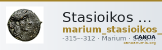 Stasioikos II of Marium Marium BMC Marium 18 pl xx — CANOA