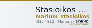 Stasioikos II of Marium Marium BMC Marium 4 — CANOA