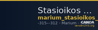 Stasioikos II of Marium Marium BMC Marium 4 — CANOA