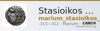 Stasioikos II of Marium Marium BMC Marium 5 — CANOA