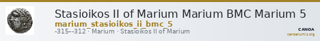 Stasioikos II of Marium Marium BMC Marium 5 — CANOA