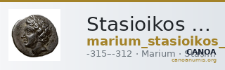 Stasioikos II of Marium Marium BMC Marium 6 — CANOA