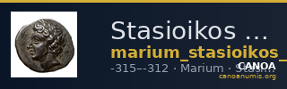 Stasioikos II of Marium Marium BMC Marium 6 — CANOA