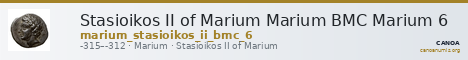 Stasioikos II of Marium Marium BMC Marium 6 — CANOA