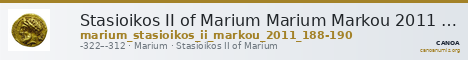 Stasioikos II of Marium Marium Markou 2011 188-190 — CANOA