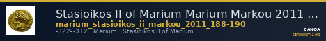 Stasioikos II of Marium Marium Markou 2011 188-190 — CANOA