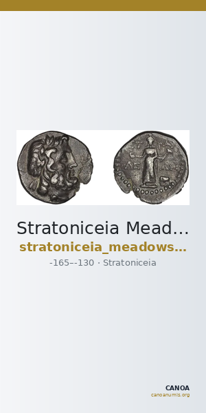 Stratoniceia Meadows 2002 Group 1 drachm — CANOA