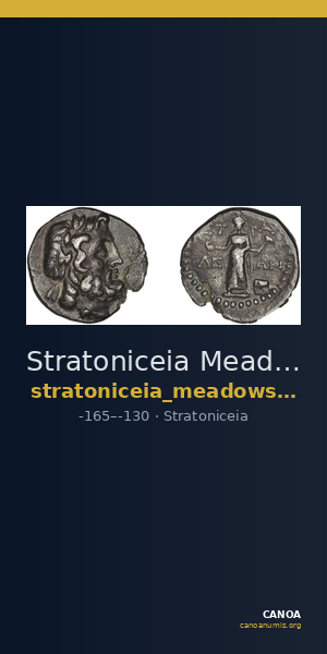 Stratoniceia Meadows 2002 Group 1 drachm — CANOA