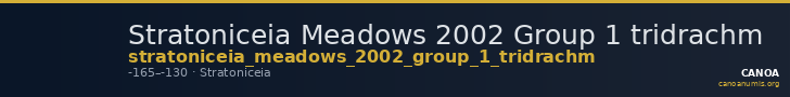 Stratoniceia Meadows 2002 Group 1 tridrachm — CANOA