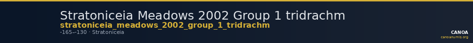 Stratoniceia Meadows 2002 Group 1 tridrachm — CANOA