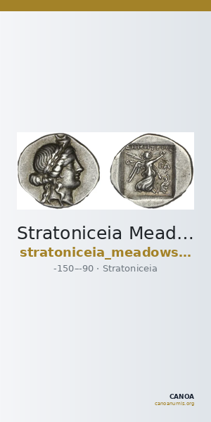 Stratoniceia Meadows 2002 Group 2 drachm — CANOA