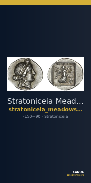 Stratoniceia Meadows 2002 Group 2 drachm — CANOA