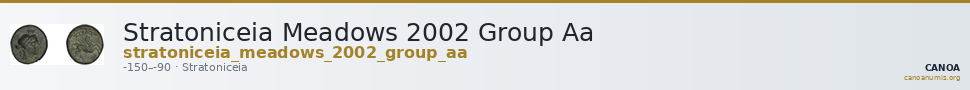 Stratoniceia Meadows 2002 Group Aa — CANOA
