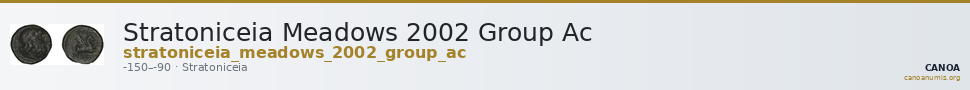 Stratoniceia Meadows 2002 Group Ac — CANOA
