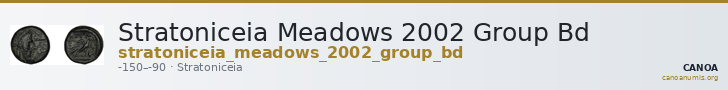 Stratoniceia Meadows 2002 Group Bd — CANOA