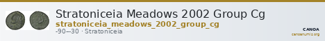 Stratoniceia Meadows 2002 Group Cg — CANOA