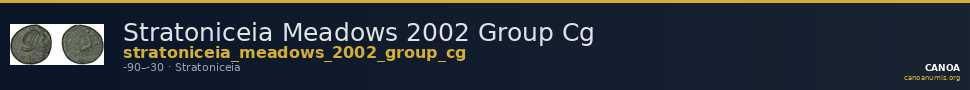 Stratoniceia Meadows 2002 Group Cg — CANOA