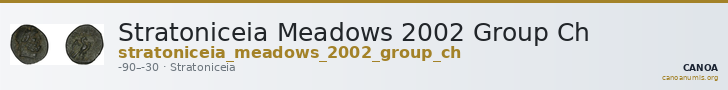 Stratoniceia Meadows 2002 Group Ch — CANOA