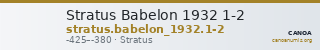 Stratus Babelon 1932 1-2 — CANOA