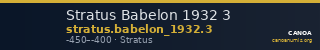 Stratus Babelon 1932 3 — CANOA