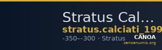 Stratus Calciati 1990 1 — CANOA