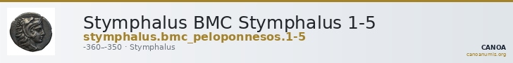 Stymphalus BMC Stymphalus 1-5 — CANOA