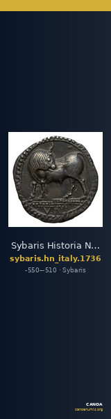 Sybaris Historia Numorum Italy 1736 — CANOA