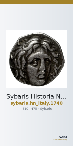 Sybaris Historia Numorum Italy 1740 — CANOA