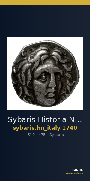 Sybaris Historia Numorum Italy 1740 — CANOA