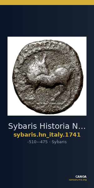 Sybaris Historia Numorum Italy 1741 — CANOA