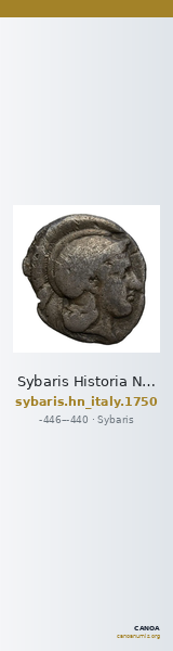 Sybaris Historia Numorum Italy 1750 — CANOA