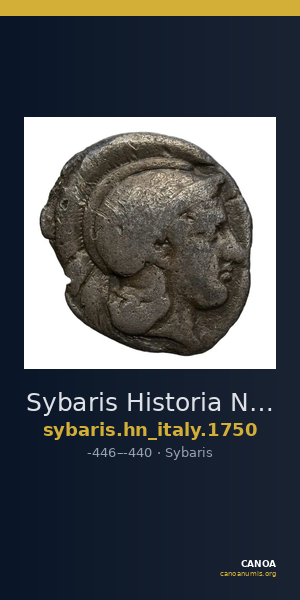 Sybaris Historia Numorum Italy 1750 — CANOA