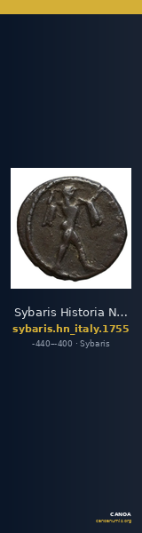 Sybaris Historia Numorum Italy 1755 — CANOA