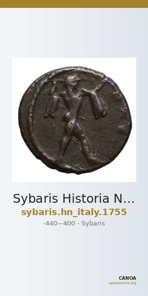 Sybaris Historia Numorum Italy 1755 — CANOA
