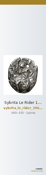 Sybrita Le Rider 1966 p. 108, no. 1-5 — CANOA