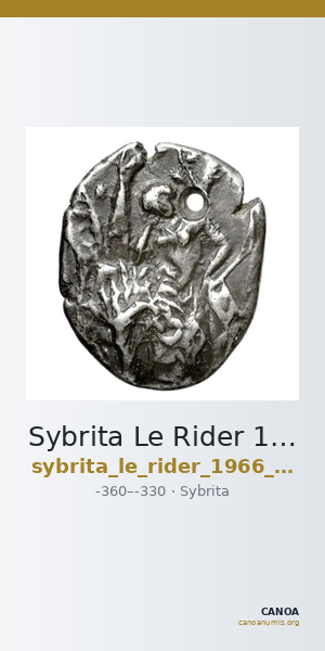 Sybrita Le Rider 1966 p. 108, no. 1-5 — CANOA