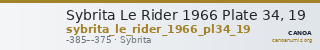 Sybrita Le Rider 1966 Plate 34, 19 — CANOA